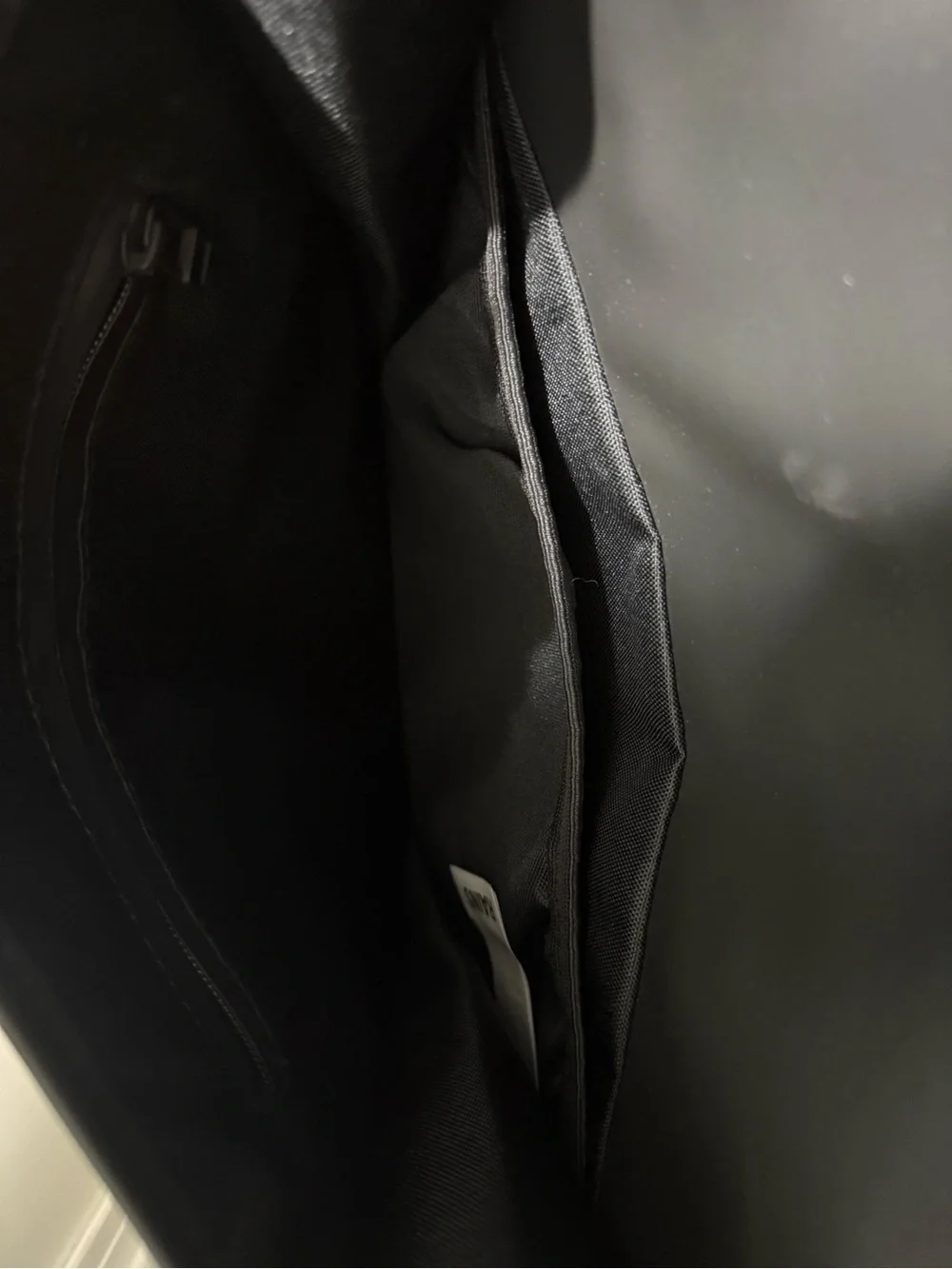 Minimalist Black Men's Backpack